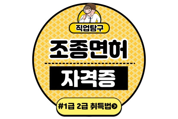 조종면허-자격증-따는법1급-2급-차이-문제은행-응시비용